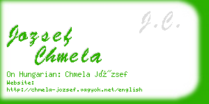 jozsef chmela business card